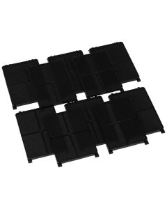 Zehnder CLD Abdeckgitter - Schwarz - Klasse G3